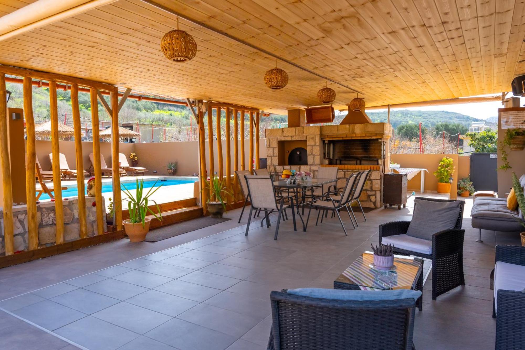 Countryhouse Villa With Pool & Private Parking Ираклион Экстерьер фото