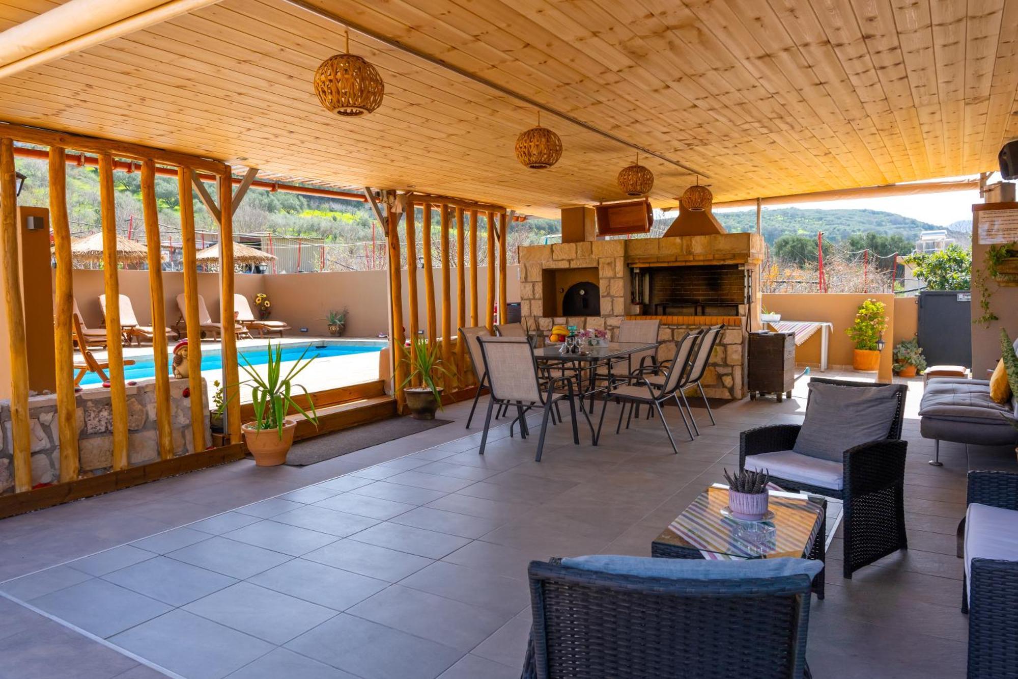 Countryhouse Villa With Pool & Private Parking Ираклион Экстерьер фото